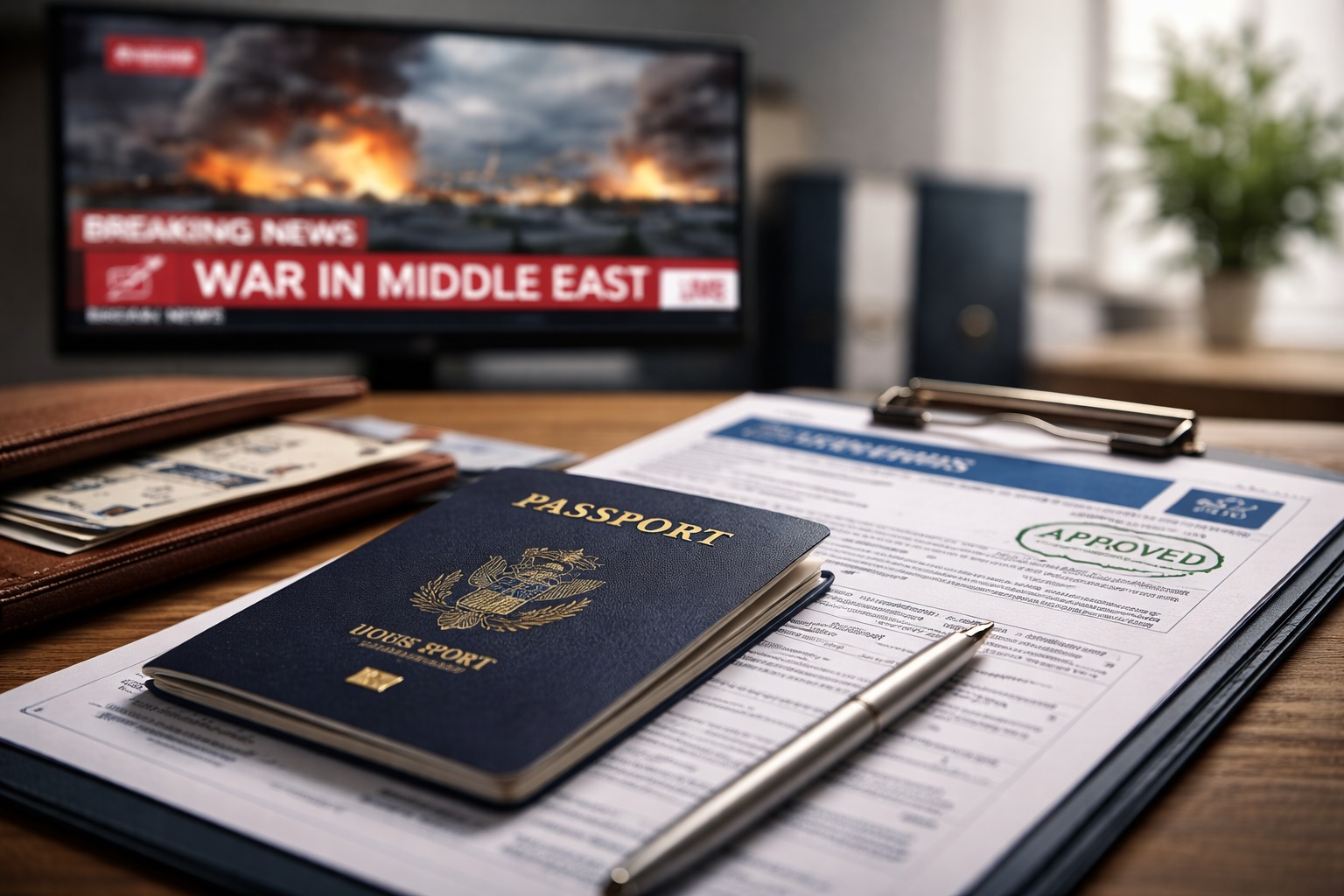 Guerra no Oriente Médio: o medo de voar e o impacto na imigração para os EUA